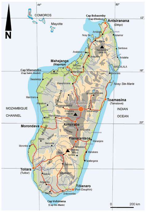major cities of madagascar.